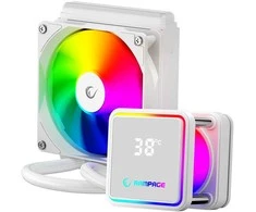 CPU aušintuvas RAMPAGE INFINITE V120 Baltas ARGB INTEL LGA1700/AMD AM5 120mm Liquid Cooler
