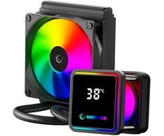 CPU aušintuvas RAMPAGE INFINITE V120 Juodas ARGB Intel LGA1700/AMD AM5 120mm liquid cooler CPU Fan