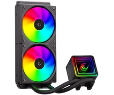 CPU AUŠINTUVAS RAMPAGE INFINITE V240 Juodas ARGB LGA1700/1851/AM5 240mm Liquid Cooler