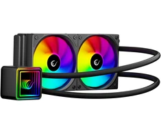 CPU AUŠINTUVAS RAMPAGE INFINITE V240 Juodas ARGB LGA1700/1851/AM5 240mm Liquid Cooler