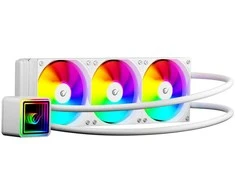 CPU AUŠINTUVAS RAMPAGE INFINITE V360 Baltas ARGB LGA1700/1851/AM5 360mm Liquid Cooler
