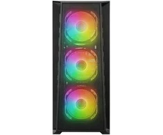 Kompiuterio korpusas Rampage Glare Mesh su 650W maitinimo šaltiniu 80+. 4x12cm ARGB aušintuvais. magnetinis grūdintas stiklas. ATX Mid-t