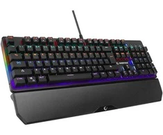 Klaviatūra Rampage Umbra KB-R86 Raudona Switch juoda