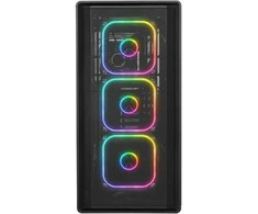 Rampage METEOR kompiuterio korpusas + 650W 80Plus maitinimo šaltinis. juodas. 4xRGB ventiliatoriai. 1xUSB 3.1. 2xUSB 2.0 jungtys