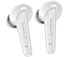 Rampage RM-TWS01G VIPER baltos. Bluetooth TWS“ žaidimų ausinės su mikrofonu