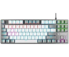 Klaviatūra Mėlyna Rampage Snug RGB KRGD Mėlyna szaro-balta