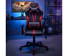 Žaidimų kėdė Rampage KL-R17 TITAN. raudona/juoda