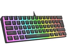 Klaviatūra Rampage RADIANT K11 RGB Raudonas Juodas