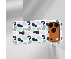 Voltuna Dėklas „Abstract Paint Shapes“ su MagSafe Apple iPhone 13-17 modeliams