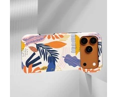 Voltuna Dėklas „Abstract Tropic Colors“ su MagSafe Apple iPhone 13-17 modeliams
