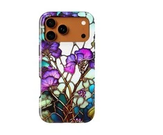 Voltuna Dėklas „Amethyst Blossoms Glow“ su MagSafe Apple iPhone 13-17 modeliams