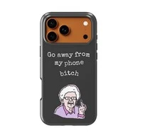 Voltuna Dėklas „Angry Grandma Humor“ su MagSafe Apple iPhone 13-17 modeliams