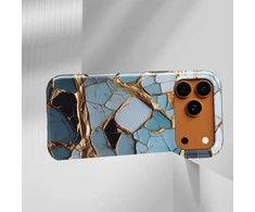 Voltuna Dėklas „Azure Kintsugi Mosaic“ su MagSafe Apple iPhone 13-17 modeliams