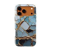 Voltuna Dėklas „Azure Kintsugi Mosaic“ su MagSafe Apple iPhone 13-17 modeliams