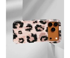 Voltuna Dėklas „Blush Leopard Spots“ su MagSafe Apple iPhone 13-17 modeliams