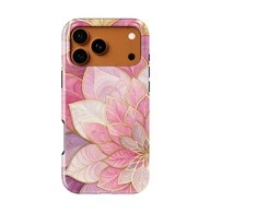 Voltuna Dėklas „Blush Lotus Symphony“ su MagSafe Apple iPhone 13-17 modeliams