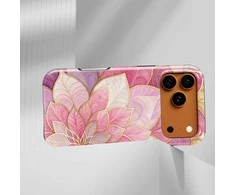 Voltuna Dėklas „Blush Lotus Symphony“ su MagSafe Apple iPhone 13-17 modeliams