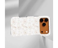 Voltuna Dėklas „Blush Outline Blossoms“ su MagSafe Apple iPhone 13-17 modeliams