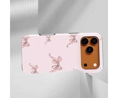 Voltuna Dėklas „Blush Ribbon Delight“ su MagSafe Apple iPhone 13-17 modeliams