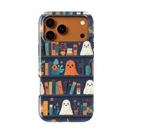Voltuna Dėklas „Boo-tiful Bookshelf Nights“ su MagSafe Apple iPhone 13-17 modeliams