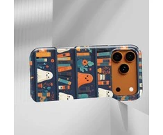 Voltuna Dėklas „Boo-tiful Bookshelf Nights“ su MagSafe Apple iPhone 13-17 modeliams