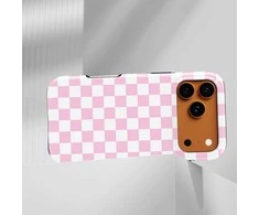 Voltuna Dėklas „Bubblegum Picnic Grid“ su MagSafe Apple iPhone 13-17 modeliams