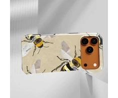 Voltuna Dėklas „Buzzing Bees Pattern“ su MagSafe Apple iPhone 13-17 modeliams