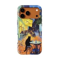 Voltuna Dėklas „Café Noir Cat“ su MagSafe Apple iPhone 13-17 modeliams