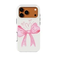 Voltuna Dėklas „Candy Rožinė Love Bow“ su MagSafe Apple iPhone 13-17 modeliams