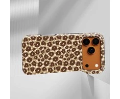 Voltuna Dėklas „Cocoa Leopard Hide“ su MagSafe Apple iPhone 13-17 modeliams