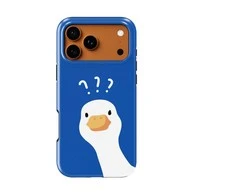 Voltuna Dėklas „Confused Goosey“ su MagSafe Apple iPhone 13-17 modeliams
