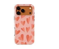 Voltuna Dėklas „Coral Leaf Drops“ su MagSafe Apple iPhone 13-17 modeliams