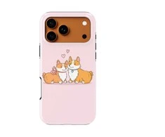 Voltuna Dėklas „Corgi Couple Cuties“ su MagSafe Apple iPhone 13-17 modeliams