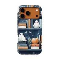 Voltuna Dėklas „Cozy Haunted Reads“ su MagSafe Apple iPhone 13-17 modeliams