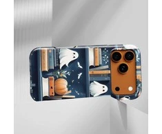 Voltuna Dėklas „Cozy Haunted Reads“ su MagSafe Apple iPhone 13-17 modeliams