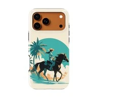 Voltuna Dėklas „Desert Cowboy Ride“ su MagSafe Apple iPhone 13-17 modeliams