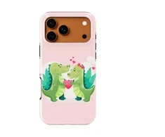 Voltuna Dėklas „Dino Sweethearts“ su MagSafe Apple iPhone 13-17 modeliams