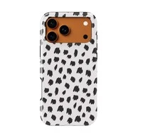 Voltuna Dėklas „Dotted Leopard Whiteout“ su MagSafe Apple iPhone 13-17 modeliams