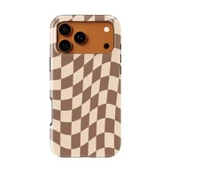 Voltuna Dėklas „Earthy Flow Check“ su MagSafe Apple iPhone 13-17 modeliams