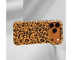 Voltuna Dėklas „Ember Leopard Glow“ su MagSafe Apple iPhone 13-17 modeliams