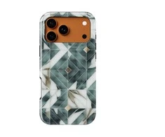 Voltuna Dėklas „Emerald Frost Mosaic“ su MagSafe Apple iPhone 13-17 modeliams