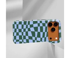 Voltuna Dėklas „Emerald Wave Grid“ su MagSafe Apple iPhone 13-17 modeliams