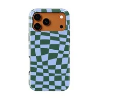 Voltuna Dėklas „Emerald Wave Grid“ su MagSafe Apple iPhone 13-17 modeliams