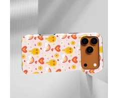 Voltuna Dėklas „Emoji Love Glow“ su MagSafe Apple iPhone 13-17 modeliams
