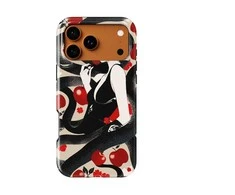 Voltuna Dėklas „Enchanted Cherry Girl“ su MagSafe Apple iPhone 13-17 modeliams