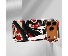 Voltuna Dėklas „Enchanted Cherry Girl“ su MagSafe Apple iPhone 13-17 modeliams