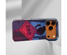 Voltuna Dėklas „End of the Road Cat“ su MagSafe Apple iPhone 13-17 modeliams