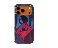 Voltuna Dėklas „End of the Road Cat“ su MagSafe Apple iPhone 13-17 modeliams