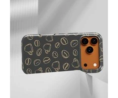 Voltuna Dėklas „Espresso Bean Sketch“ su MagSafe Apple iPhone 13-17 modeliams