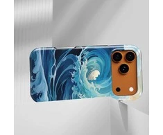 Voltuna Dėklas „Eternal Tsunami Wave“ su MagSafe Apple iPhone 13-17 modeliams